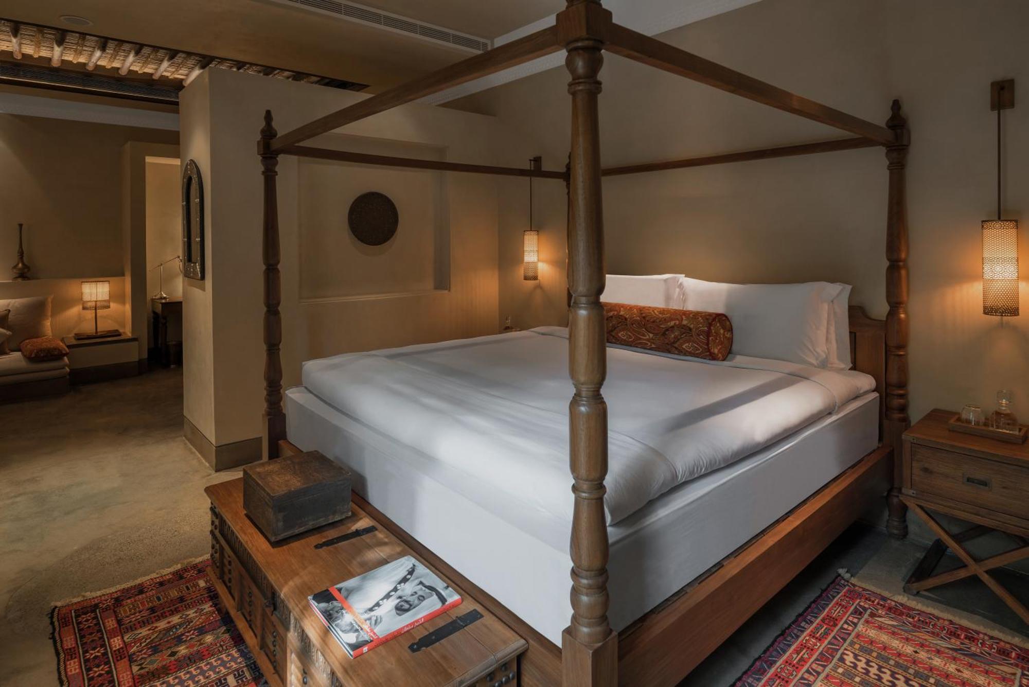 Hotel The Chedi Al Bait, Szardża Zewnętrze zdjęcie A bedroom at the hotel