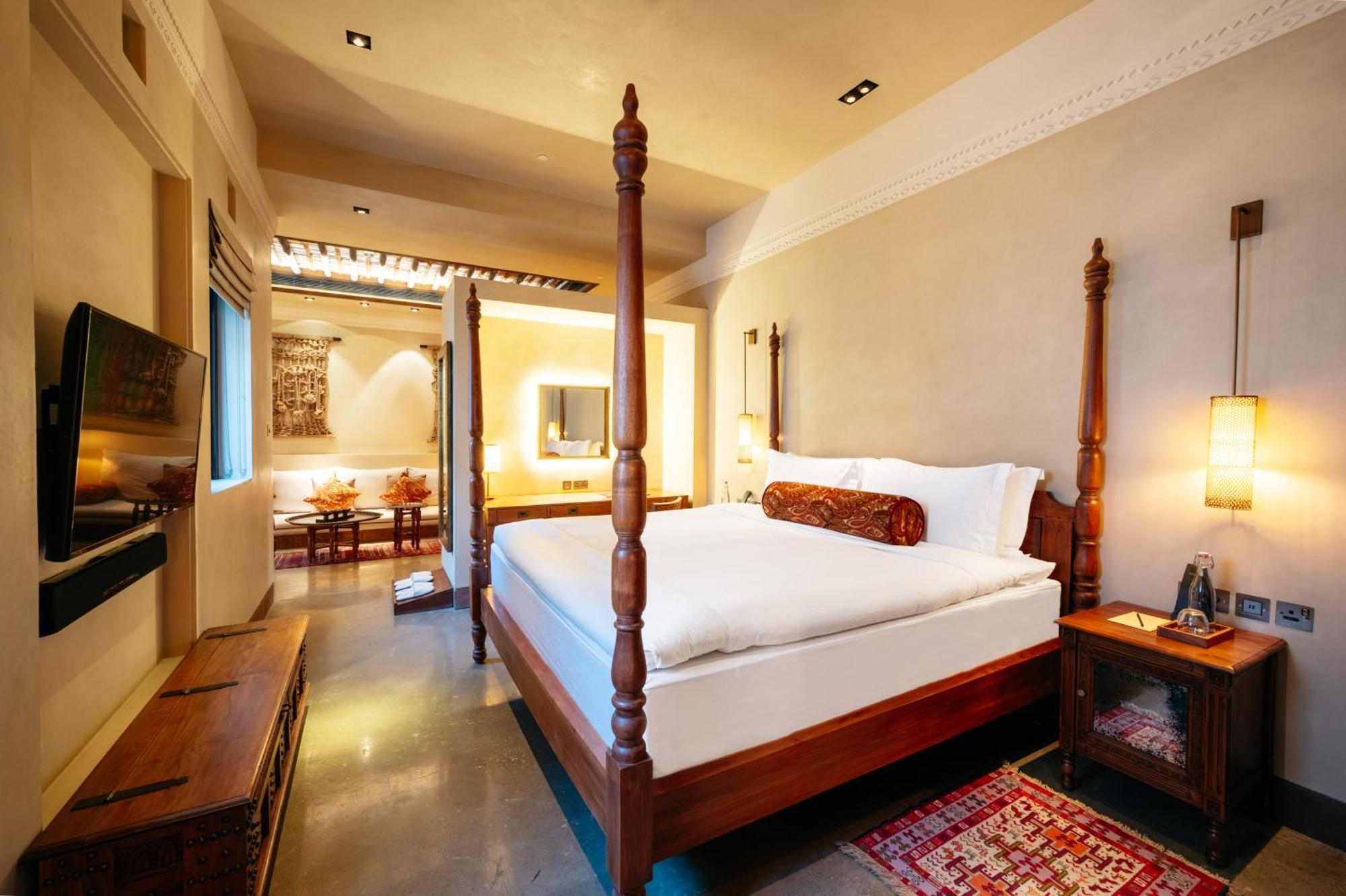 Hotel The Chedi Al Bait, Szardża Zewnętrze zdjęcie A bedroom at the hotel