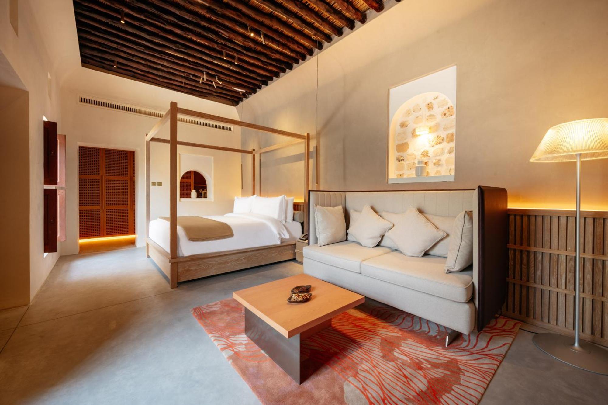 Hotel The Chedi Al Bait, Szardża Zewnętrze zdjęcie A bedroom at the hotel